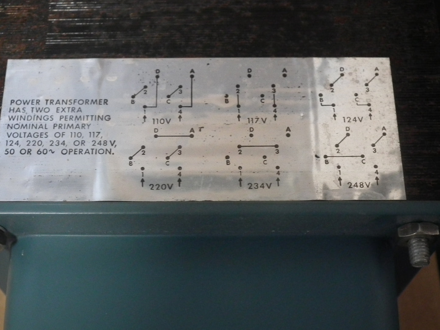 Tektronix 120-140 Power Transformer Tube Audio Amp Guitar
