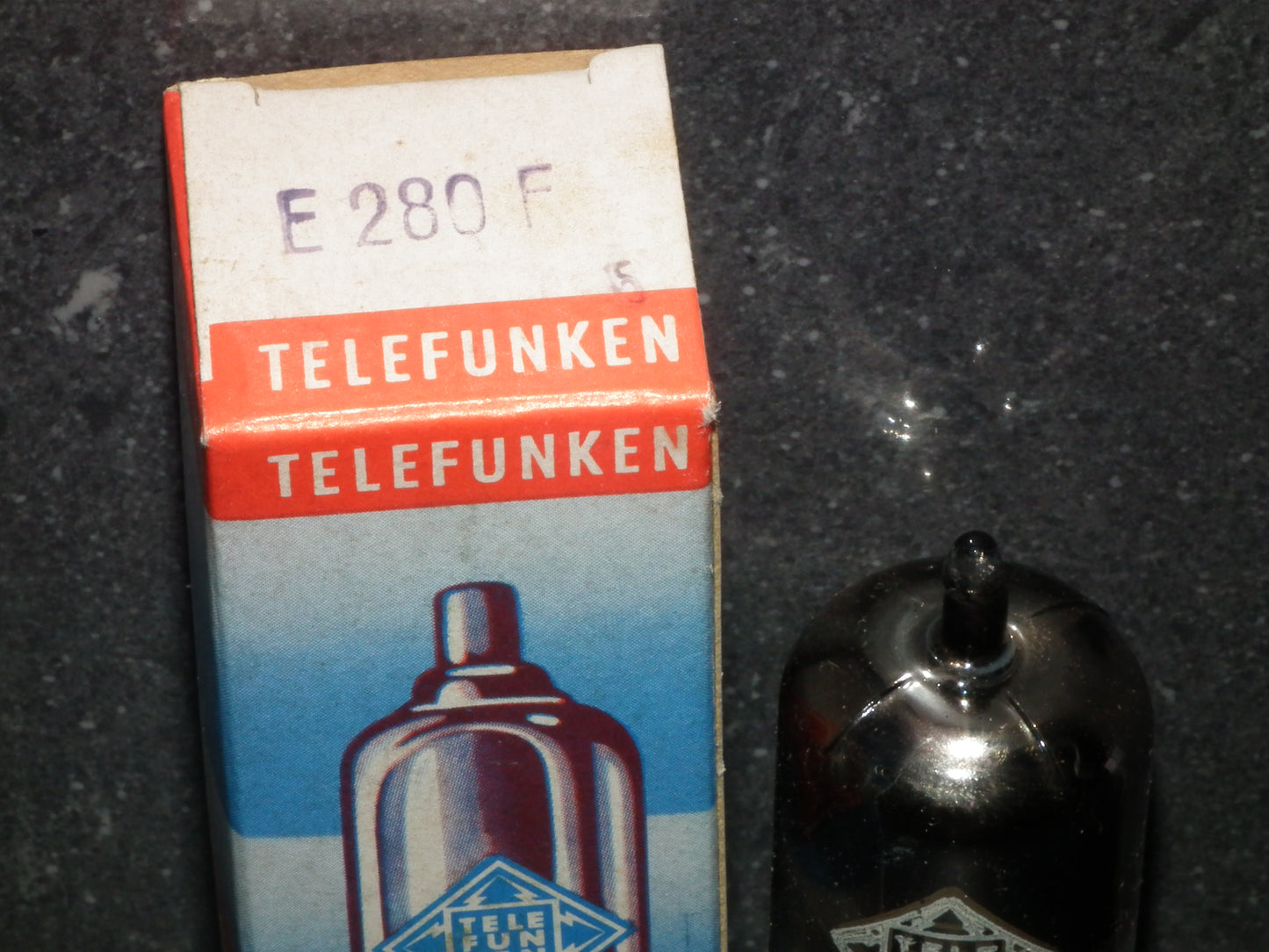Telefunken E280F NOS NIB 7732 D3a Gold pins, made back in 60s