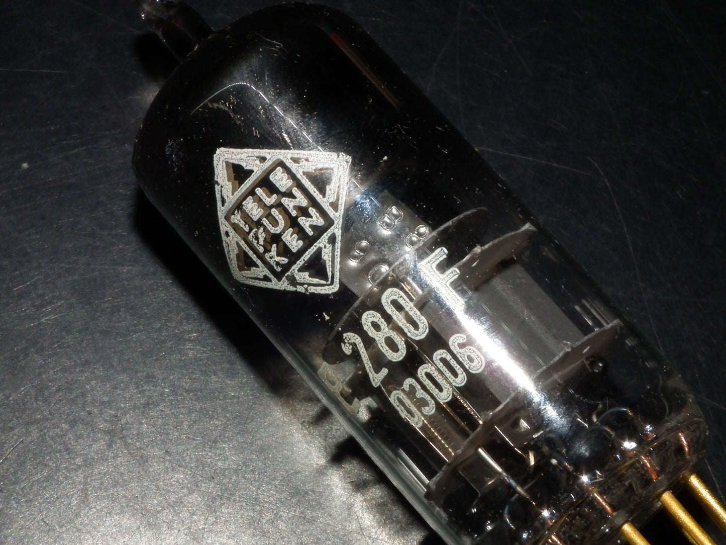 Telefunken E280F NOS NIB 7732 D3a Gold pins, made back in 60s