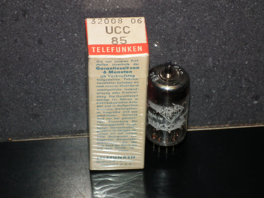 UCC85 Telefunken NOS NIB Diamond Bottom