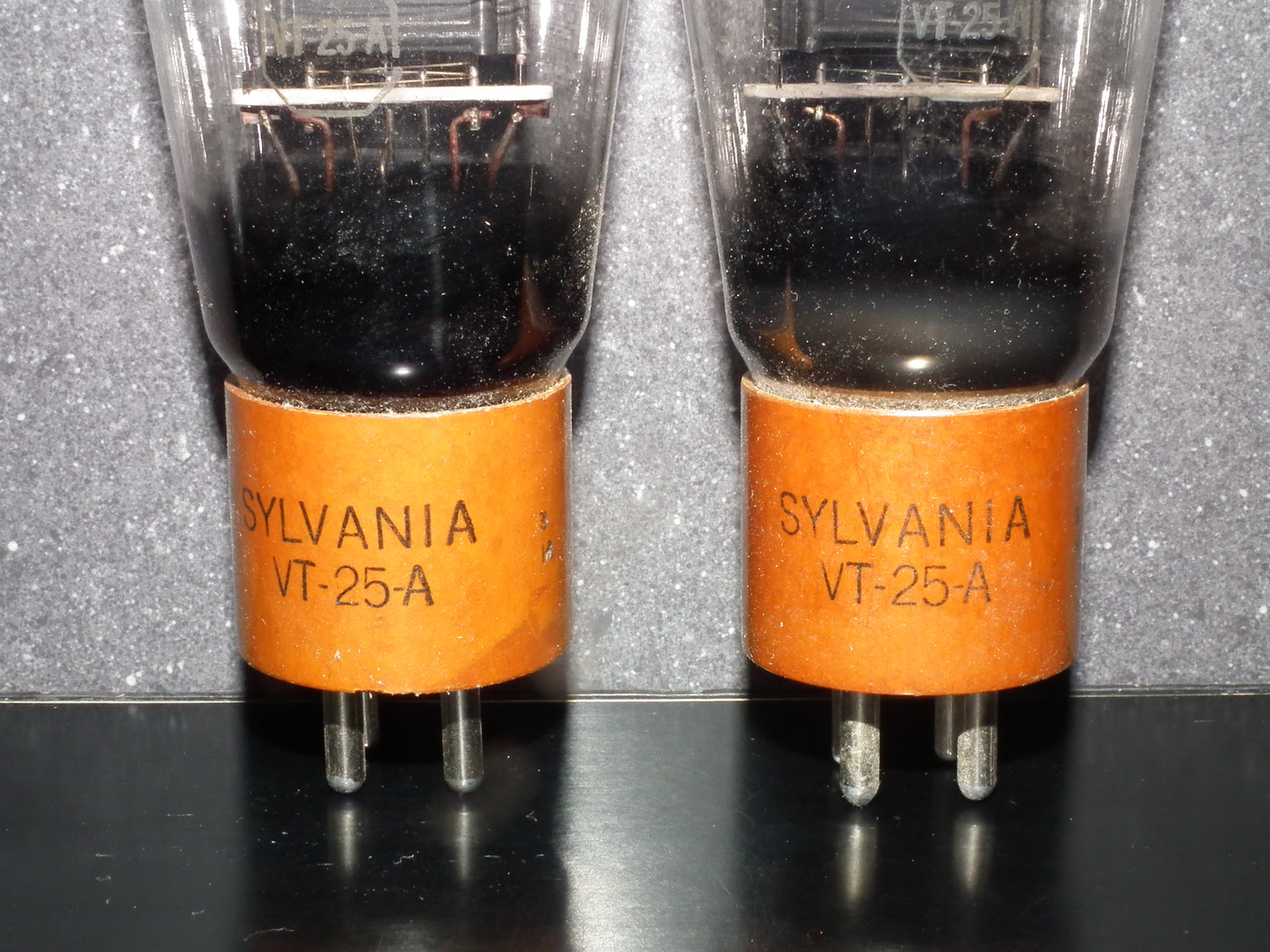 Matched Pair (2 tubes) Sylvania VT-25A NOS Long Anode DHT