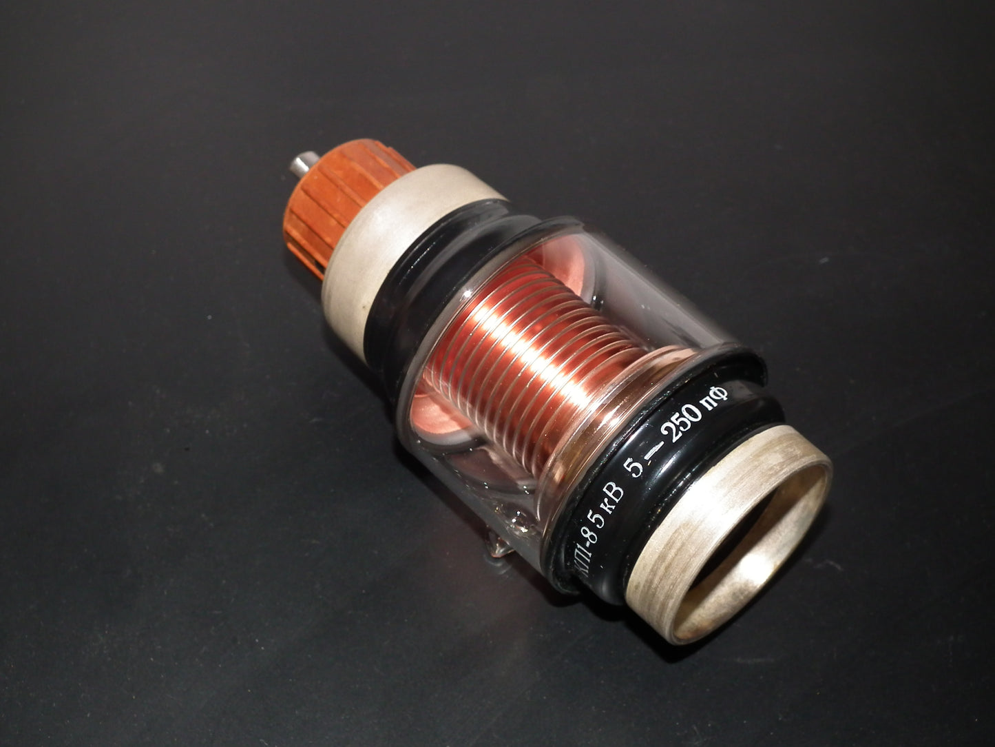 Vacuum variable capacitor KP1-8 5-250pF 5KV NEW NOS