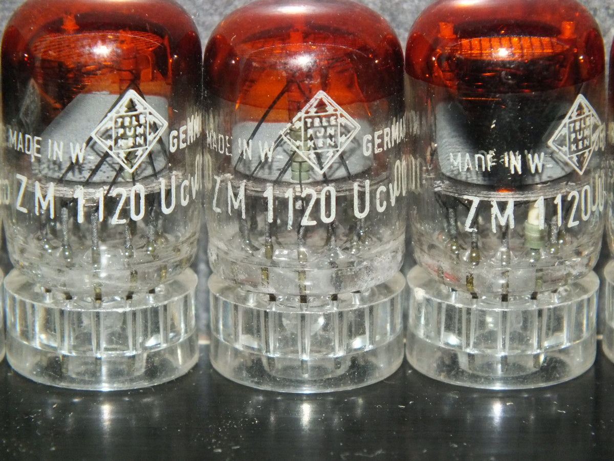 ZM1120 Telefunken Red Nixie Tube (1 PCs) + Socket (1 PCs) NOS