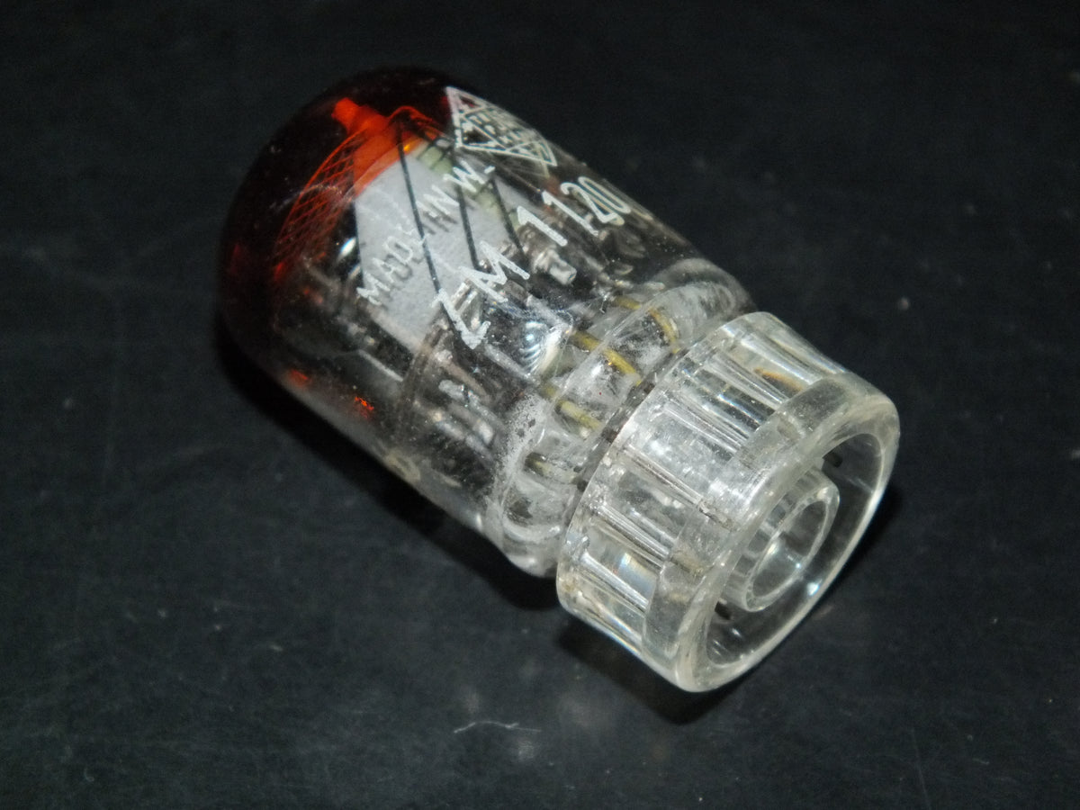 ZM1120 Telefunken Red Nixie Tube (1 PCs) + Socket (1 PCs) NOS