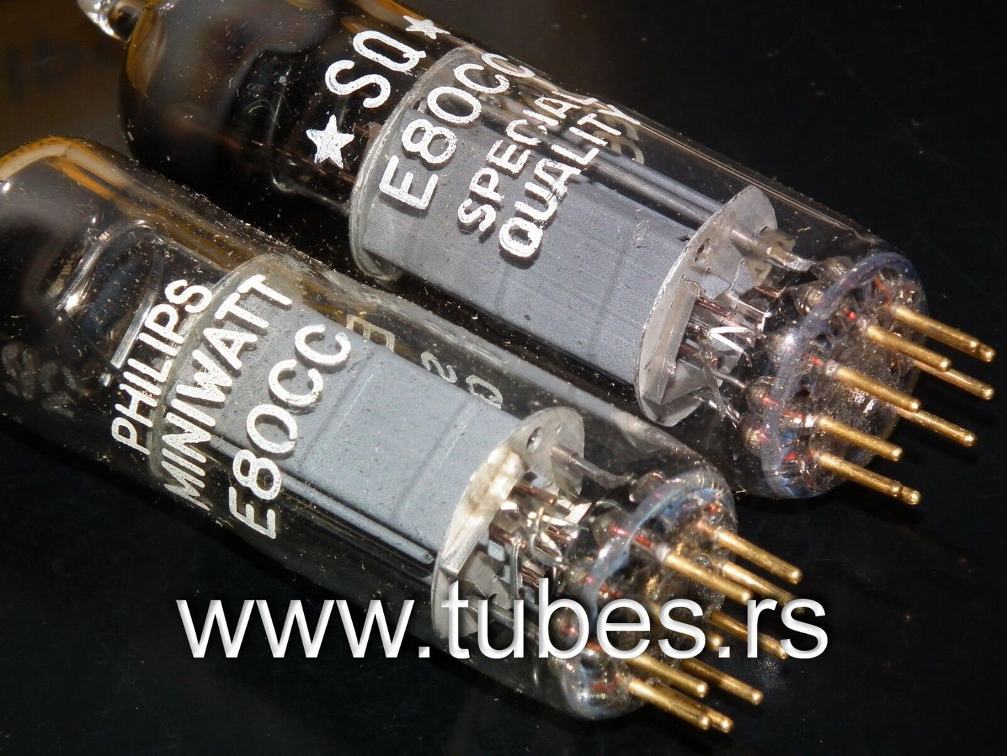 Philips E80CC 6085 Platinum Matched pair (Rare D Getter, PINCHED WAIST!) NOS NIB