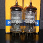 Platinum matched pair EF86 Philips 6267 NOS Mesh Plate Mazda Brussels 1967