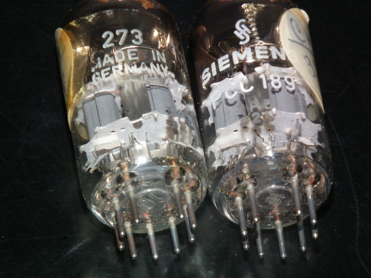 Matched Pair PCC189 Siemens 7ES8 NOS NIB ECC88 E88CC 6DJ8 6922 Sub