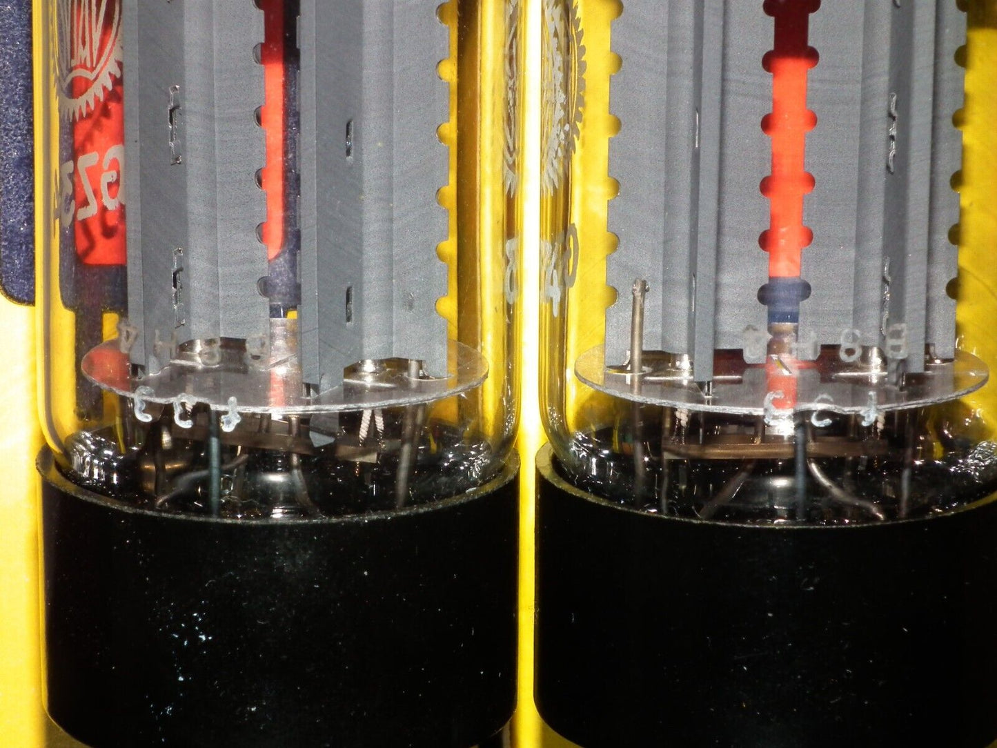 Platinum Matched Pair (2 pcs) GZ34 Mullard 5AR4 rectifier NOS NIB branded Valvo