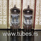 Philips Miniwatt 12AU7 ECC82 rebranded CEI - Platinum Matched Pair