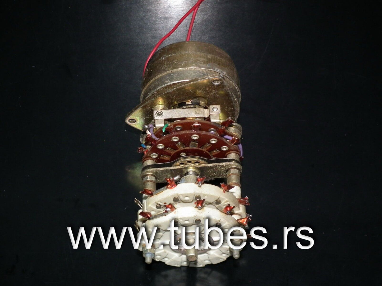 MOTORIZED CERAMIC SWITCH - DUAL SECTION 6 POSITIONS - RF AMPLIFIER ANTENNA TUNER