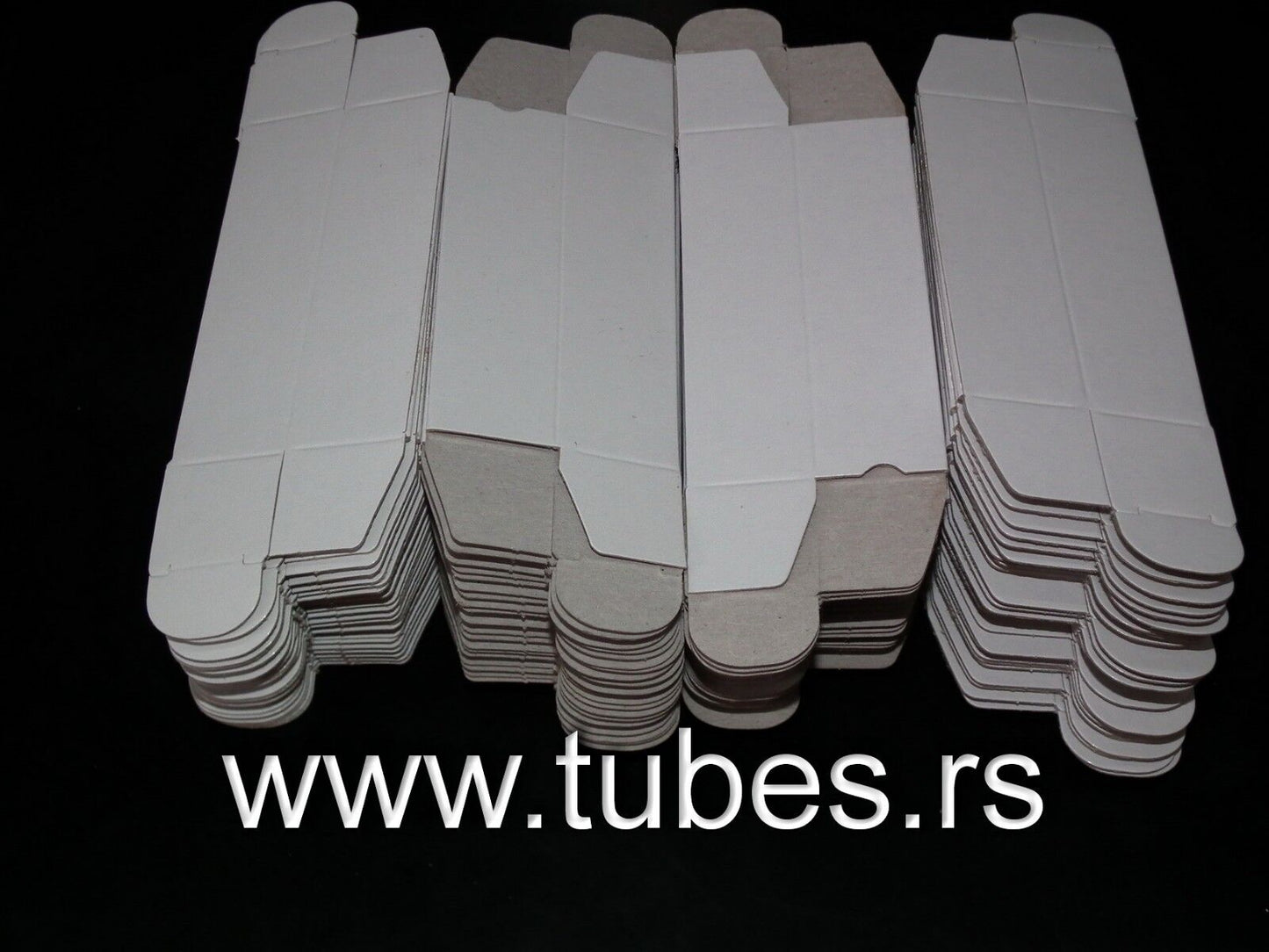 50 pcs White Tube Boxes for Audio tubes ECC81 ECC83 E88CC EL84 ECC803S Röhren
