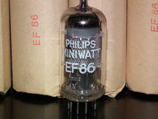 EF86 Philips 6267 NOS Mesh Plate Mazda Brussels 1962