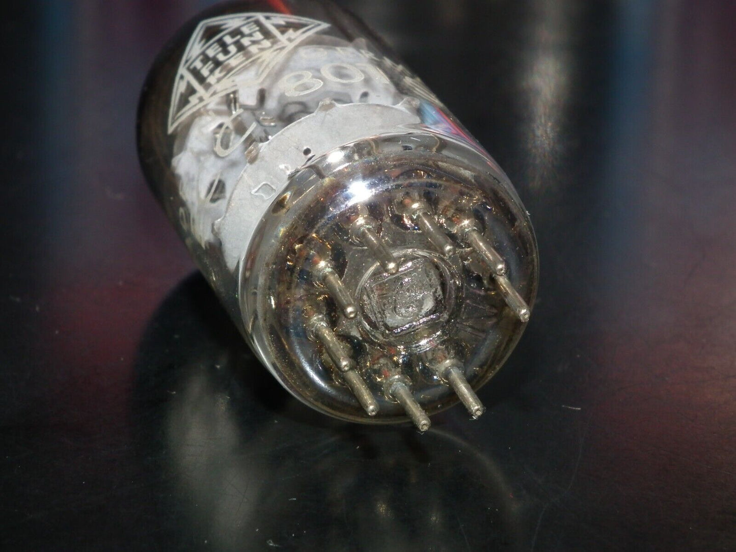 ECC801S Telefunken ECC81 Used Tested 100% Ulm plant, Diamond bottom