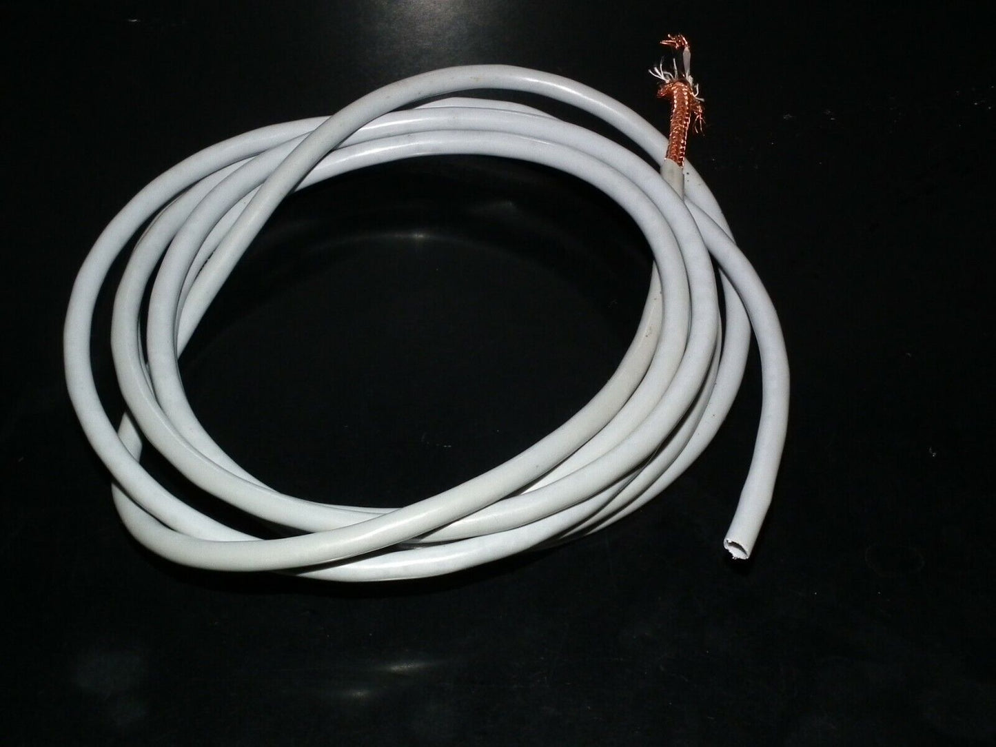 NOS Hi Quality 2-conductor Shielded Guitar Cable 9ft / 2.7m Heiru W. Germany 70s