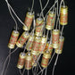 Two vintage electrolytic capacitors FRAKO 100uF 6V NOS Made in West Germany 70s