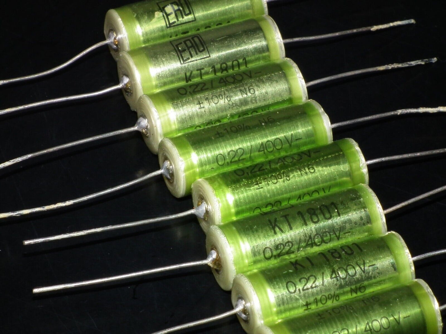 Pair (2 pcs) ERO GOLD Audio Grade 220nF 400V Polypropylene Capacitor NOS 0.22u