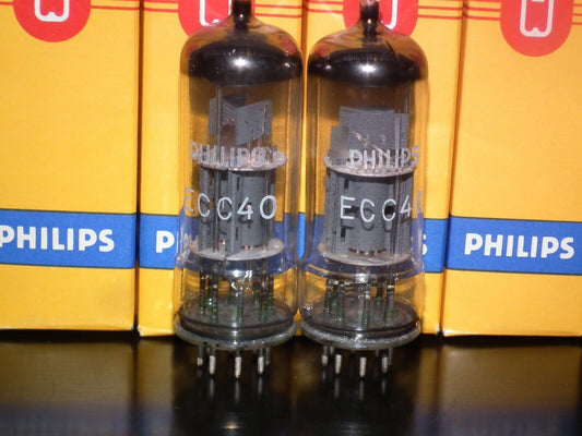 Platinum Matched Pair ECC40 Siemens rebranded Philips NOS NIB