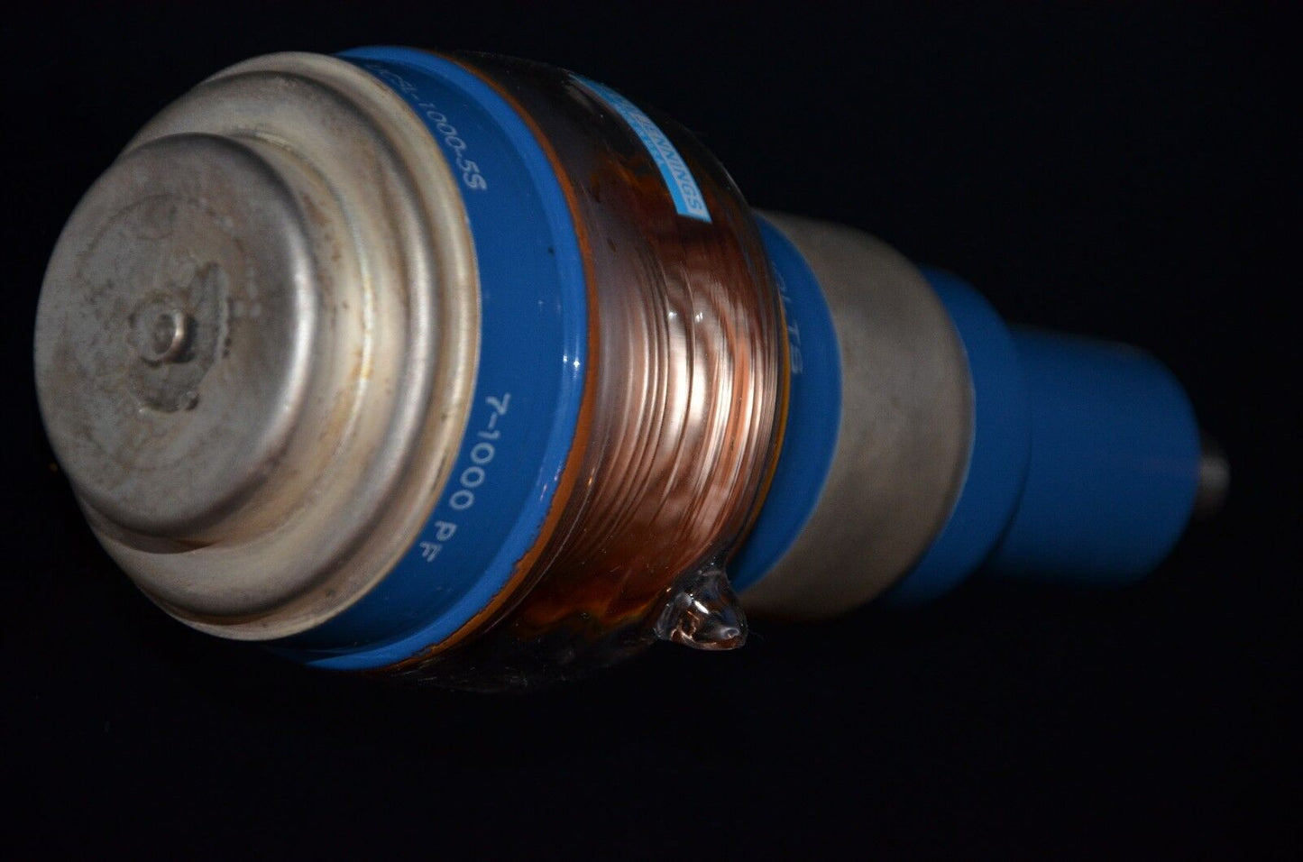 One NOS Jennings variable capacitor UCSL1000-5S 7-1000pF 5000V