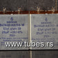 Two vintage Siemens electrolytic capacitors 25uF / 70V Klangfilm "Elyt glatt IB