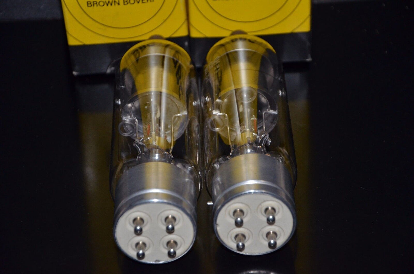 DQ45 Brown Boweri Half Wave Rectifiers - Matched Pair NOS Made in Swiss
