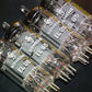 EL95 6DL5 Siemens & Halske Munich platinum matched quad (4 tubes) NOS NIB