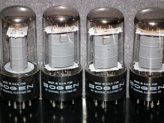 7408 Bogen GE Platinum Matched Quad Premium 6V6GT tested 100% Made in USA