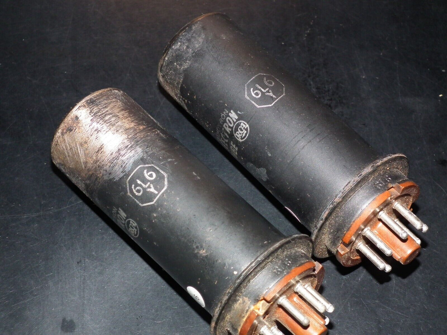6L6Y RCA Platinum Matched Pair Used tested NOS