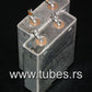 Two vintage Siemens PIO capacitors 4.0 uF / 250V Klangfilm tube audio