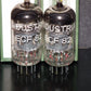 ECF82 Hoges 6GH8A Platinum matched pair NOS NIB (Dynaco, Scott, McIntosh)