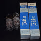 PCC88 7DJ8 ZAIS NOS Matched Pair gray shield cup getter ECC88 6DJ8 Reflektor