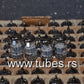 PCC88 7DJ8 EI Yugoslavia NOS One piece (A frame dimpled getter Philips type)