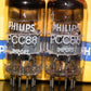 PCC88 Mullard 7DJ8 Rebranded Philips Platinum Matched Pair