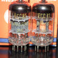 Platinum matched pair ECC81 Tungsram 12AT7 NOS NIB RARE Foil Disc Getter mid 50s