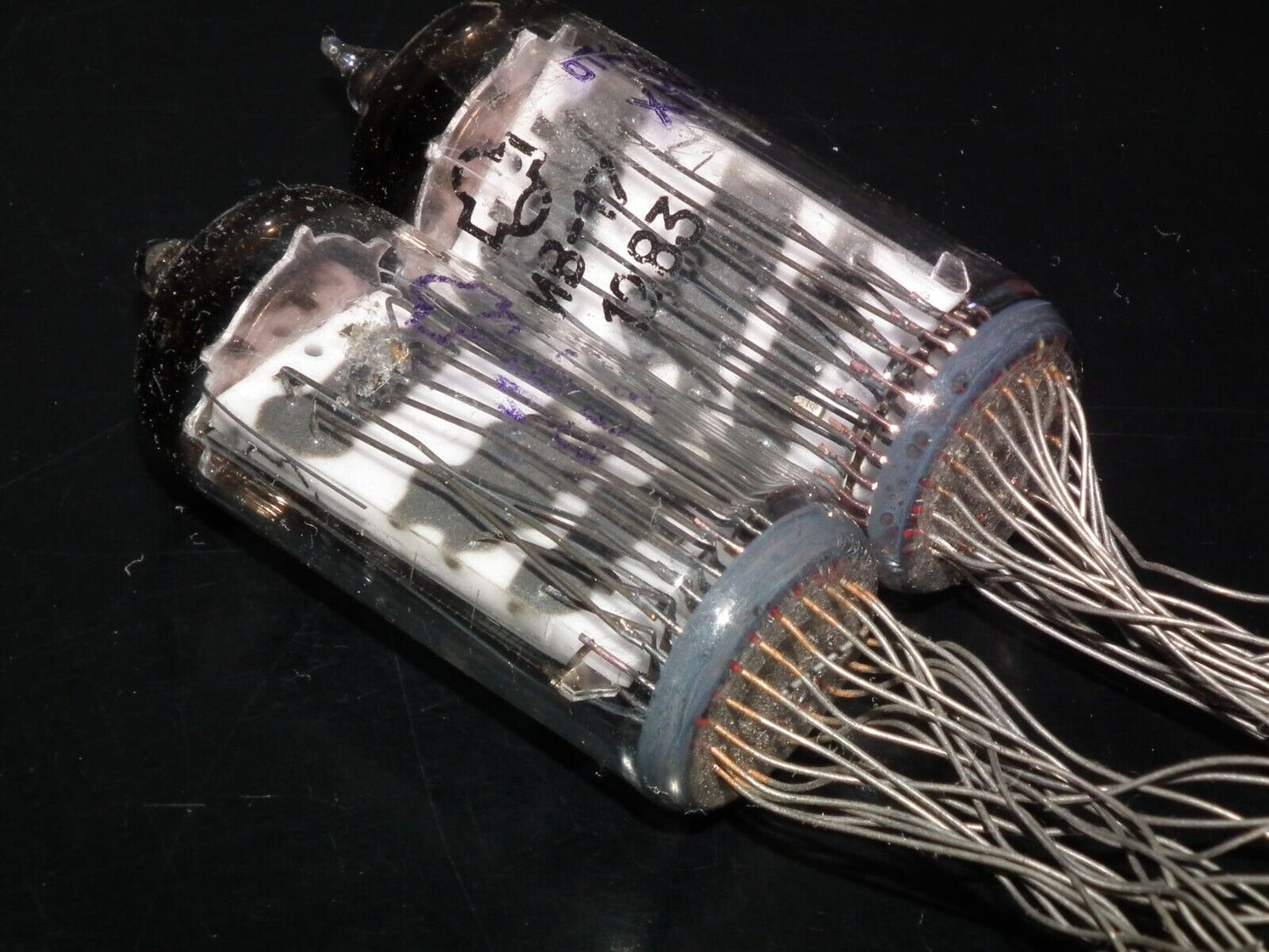 LOT OF 2 IV-17 Reflektor Soviet Nixie tubes