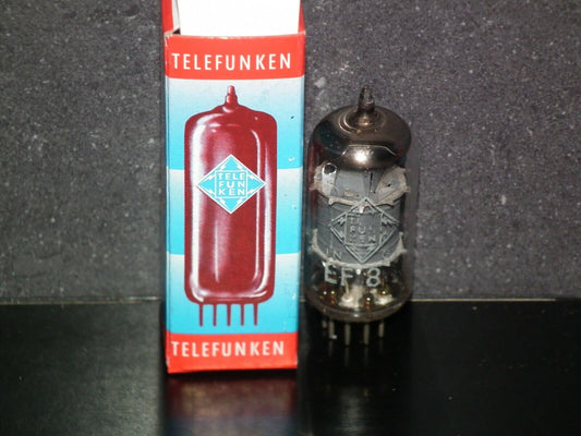 EF86 Telefunken Gray Anodes, Diamond bottom, USED - TESTED NOS 100% Bad Logos