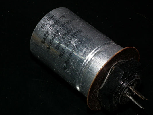One vintage electrolytic capacitor SK Elyt 5000uF 16V NOS Made in West Germany