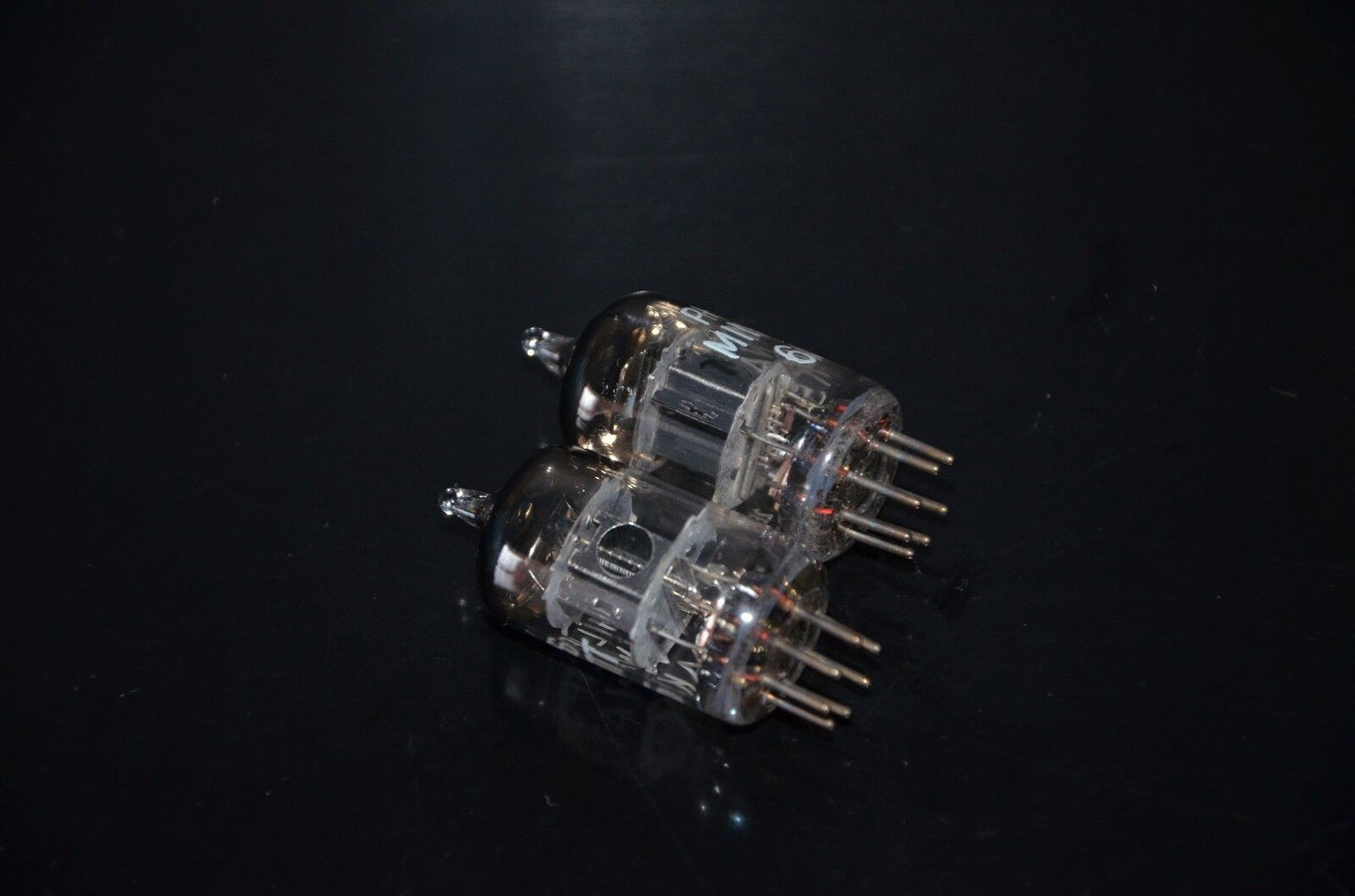 Matched Pair 5654 6AK5W EF95 Mullard D getter rebranded Philips Yaqin Little Dot