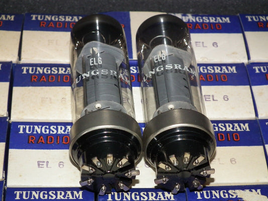 Platinum matched pair EL6 4699 Mazda Philips rebranded Tungsram, RARE Metal Base