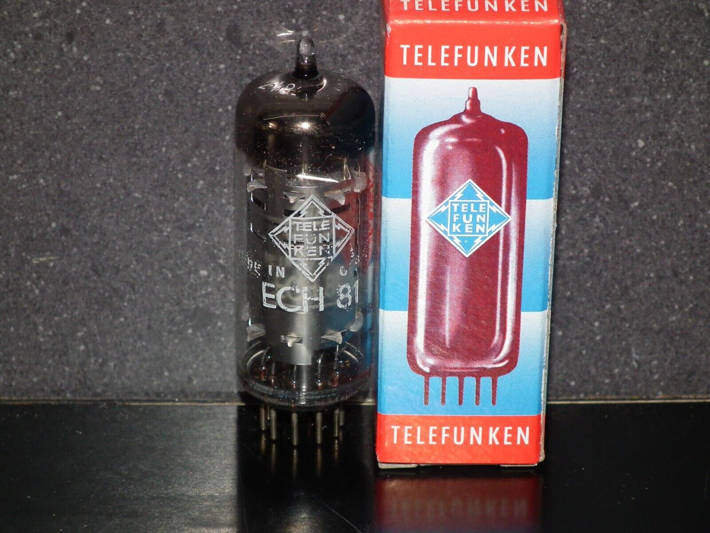 NOS ECH81 Telefunken Diamond Bottom Made in West Germany