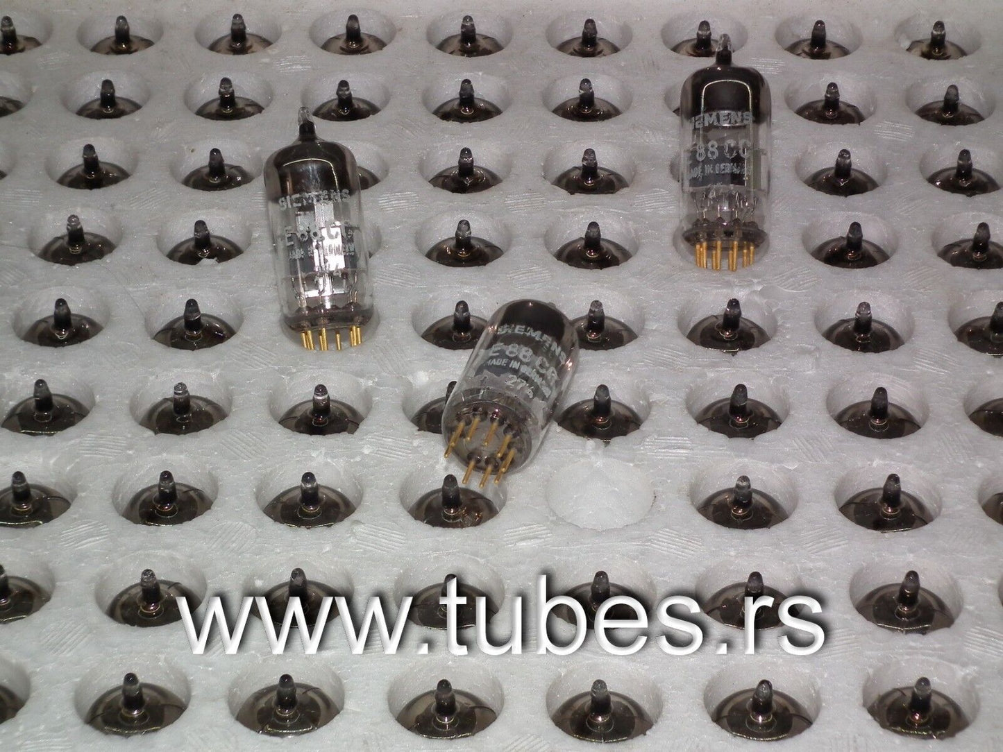 E88CC 6922 Siemens & Halske NOS Platinum Matched Pair Low Noise, Munich 70s