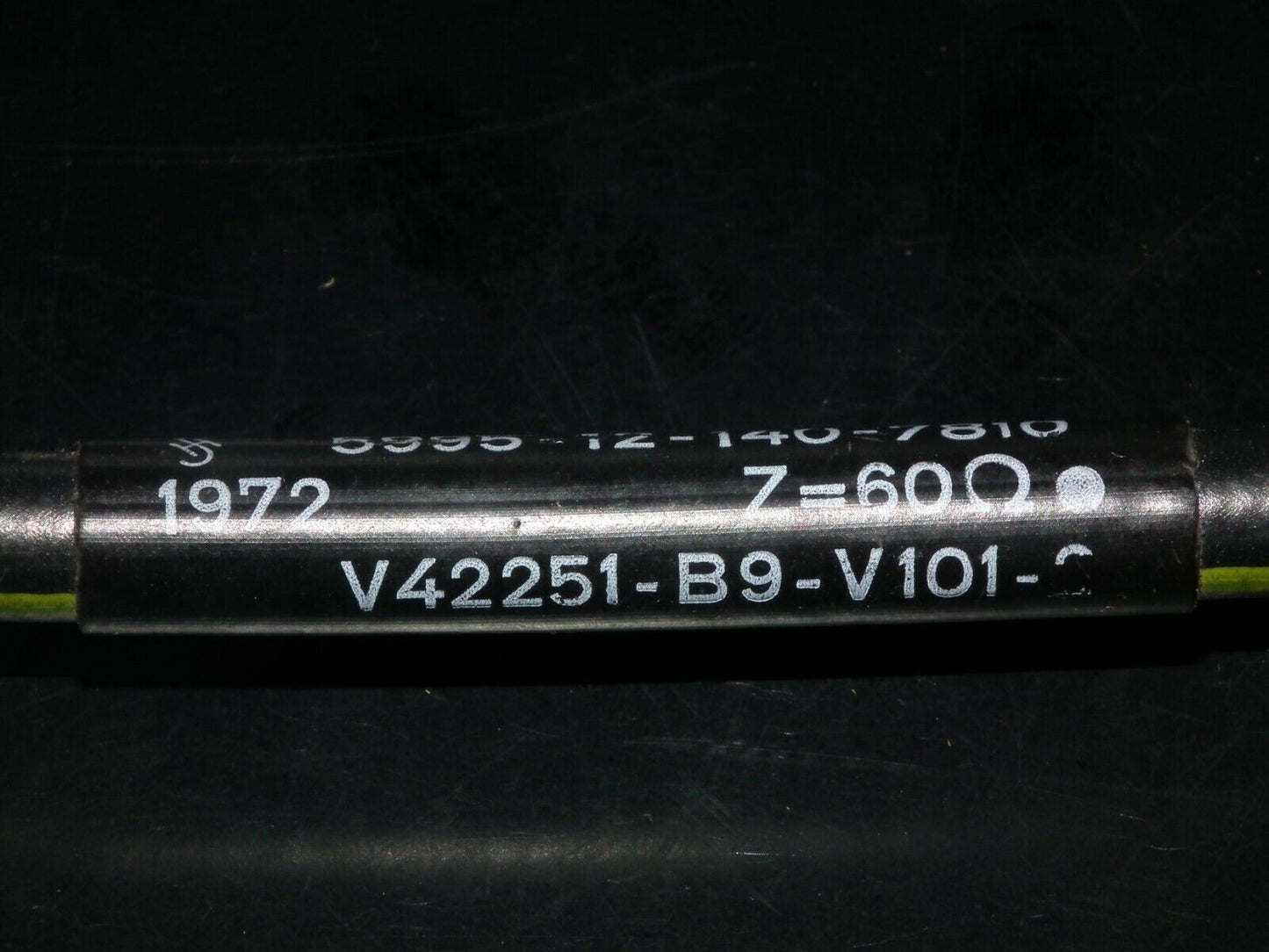 NOS vintage Siemens cable 30cm with professional connectors Z=60ohm Radio TX RX