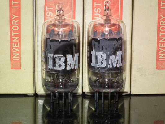 Platinum Matched Pair IBM GE 6211A Long Life 10000 hours double triode 6211 NOS