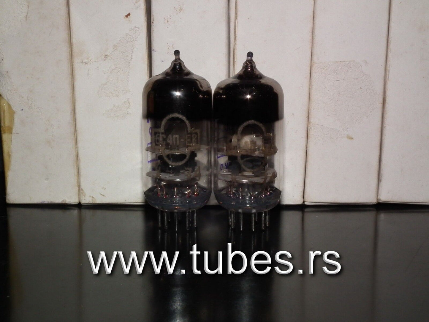 Matched Pair 6S4P-EV 6С4П-ЕВ Reflektor Saratov 1974 EC86 PC86