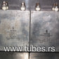 Two vintage Siemens PIO capacitors 0.25uF 500V~ Made in Germany in 1967