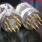 Platinum Matched Pair 6211 Telefunken ~ECC82 Tested NOS DB Gold Pins ULM codes