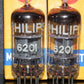 6201 Valvo ECC801S ECC81 E81CC Matched pair Used Tested ULTRA RARE Hamburg 1956