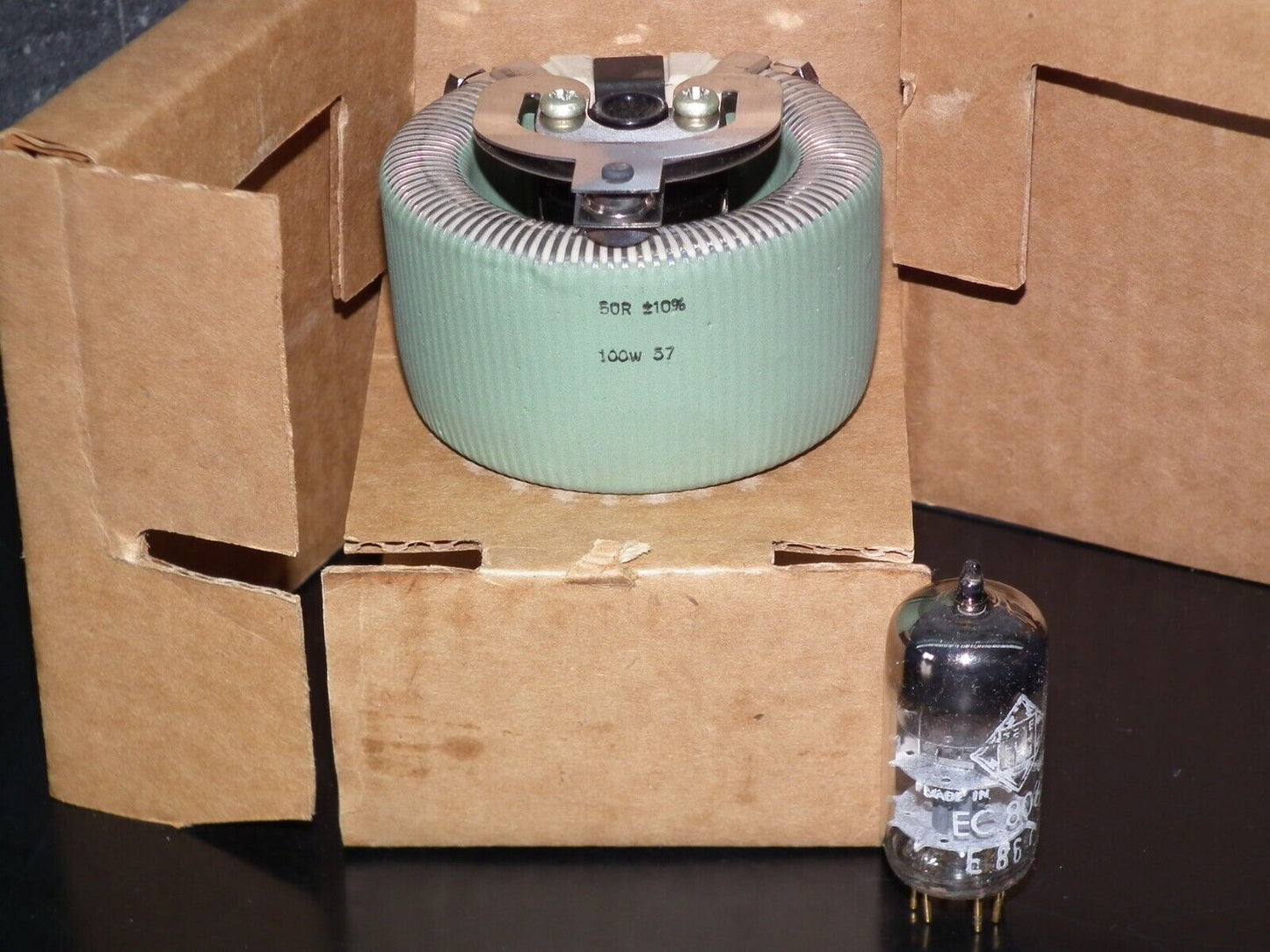 Vintage 100W 50 OHM Rheostat Potentiometer Made in West Germany in 70s NOS NIB