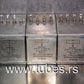 One vintage Siemens PIO capacitors 4 + 4 uF / 160V Klangfilm West Germany 1968