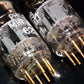 Philips 6201 ECC81 12AT7 E81CC NOS matched pair Made by Valvo 1962 Gold Pins