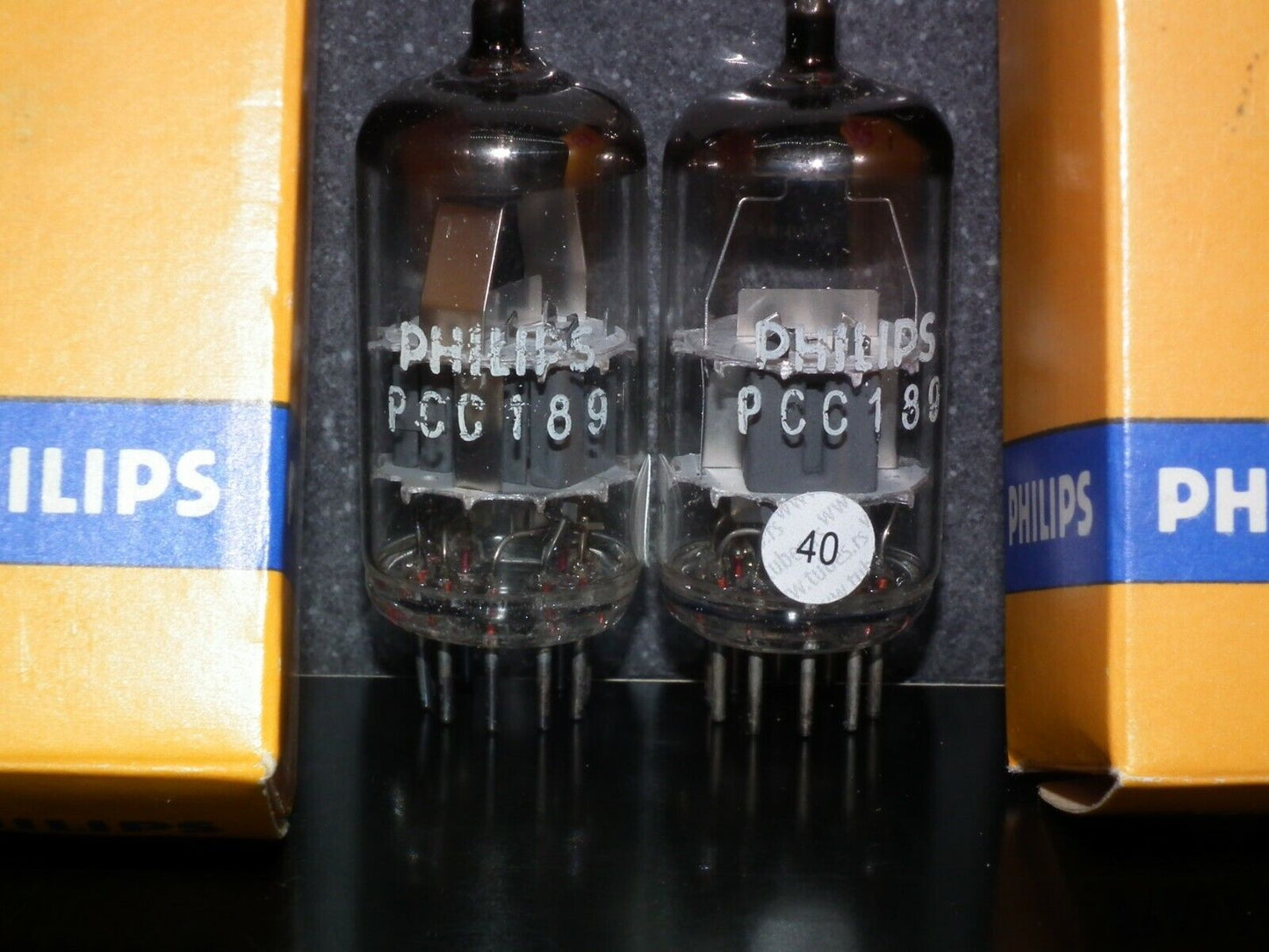 PCC189 7ES8 Philips A Frame Made in Holland in 70s, very quiet, variable mu